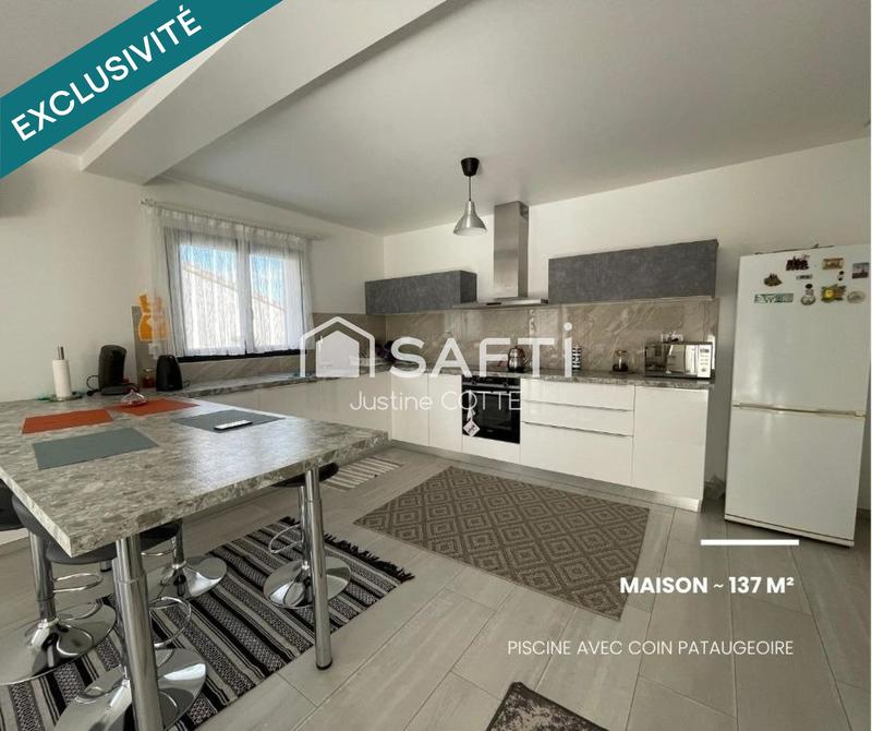 Maison - 137 m² - 4 pièces