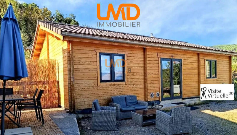 Maison de bois - 75 m² - 3 pièces