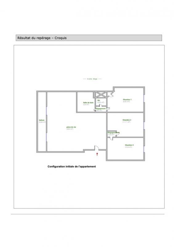 Appartement - 69 m² - 3 pièces