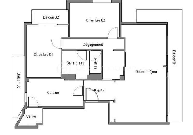 Appartement - 69 m² - 4 pièces