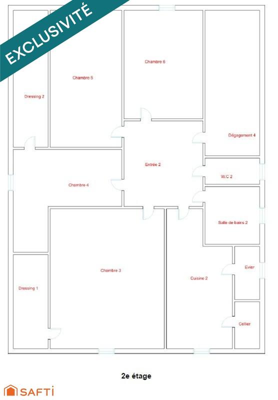 Maison - 175 m² - 8 pièces