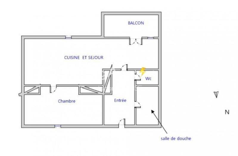 Appartement - 40 m² - 2 pièces