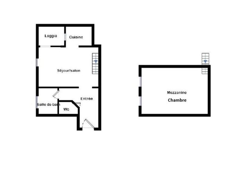 Duplex - 42 m² - 2 pièces