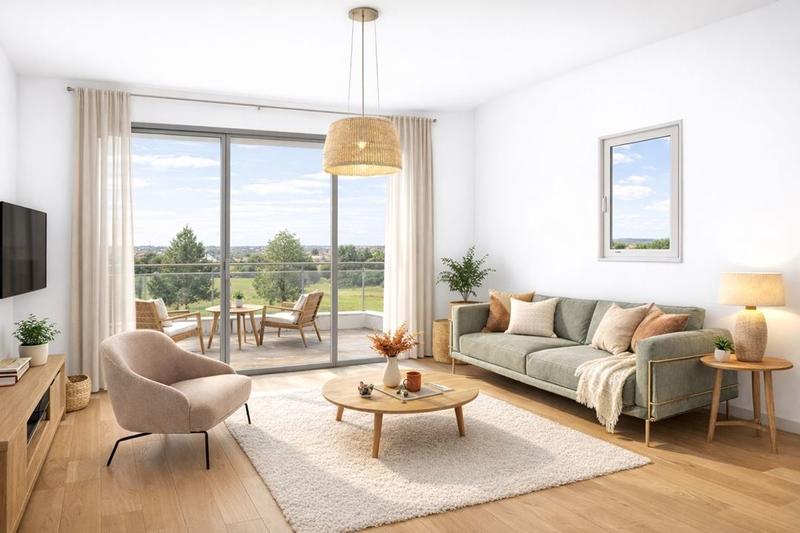 Appartement - 63 m² - 3 pièces