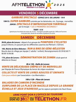 Téléthon à Laruns : Garbure - Spectacle