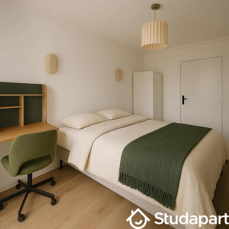 Chambre - 15 m² - 1 pièce