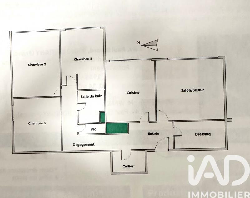 Appartement - 81 m² - 4 pièces