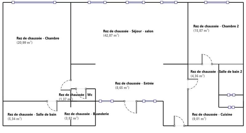 Appartement - 117 m² - 4 pièces