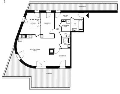 Appartement - 88 m² - 4 pièces