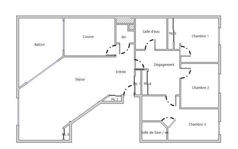 Appartement - 104 m² - 4 pièces
