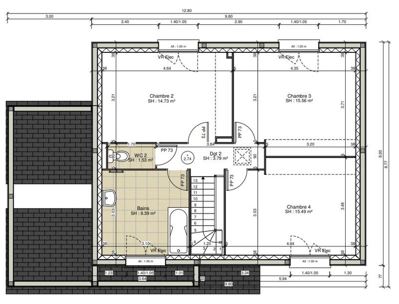 Maison - 110 m² - 5 pièces