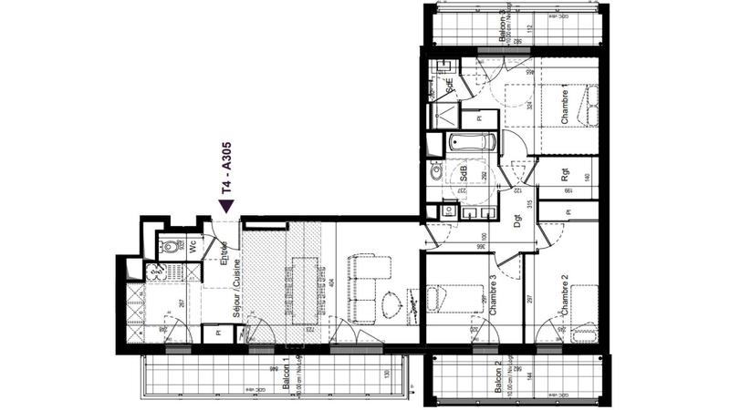 Appartement - 87 m² - 4 pièces