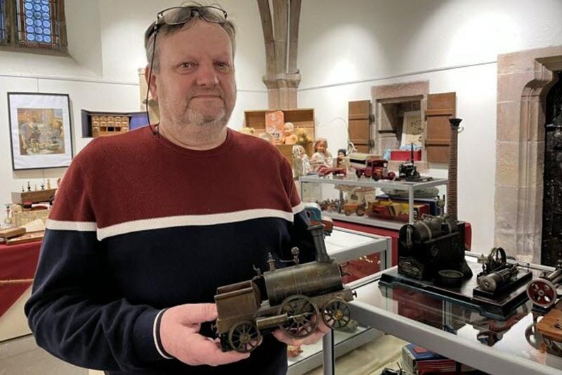 Exposition de jouets anciens