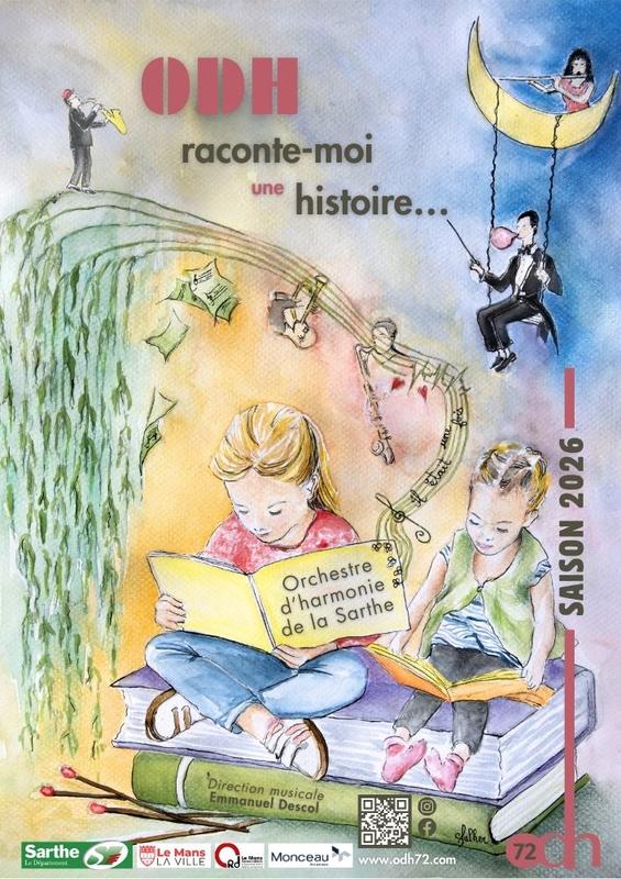 Concert de l'Orchestre d'harmonie de la Sarthe « Odh, raconte-moi une histoire… »