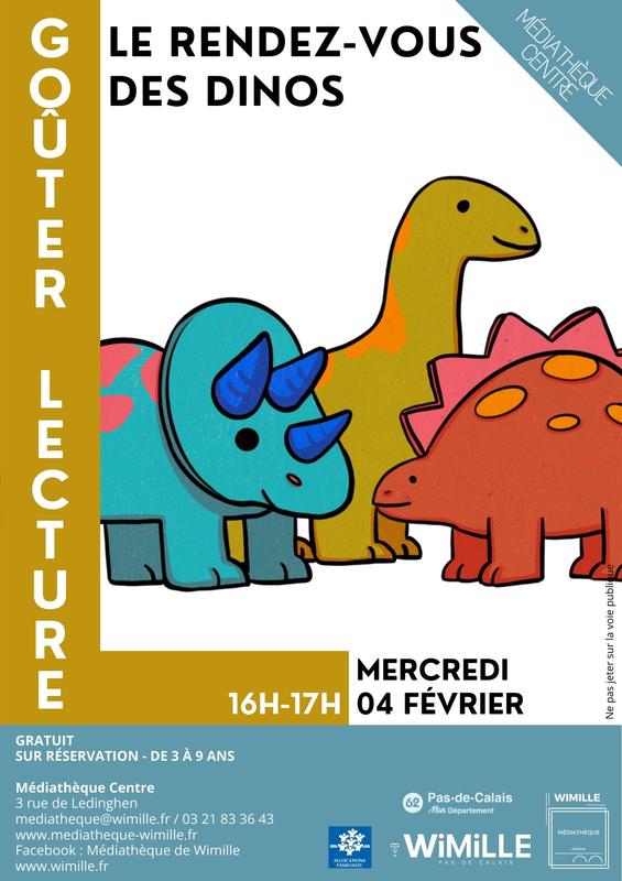 Goûter - lecture : Rendez-vous des dinos