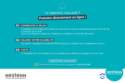 Appartement - 40 m² - 2 pièces