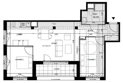 Appartement - 68 m² - 3 pièces