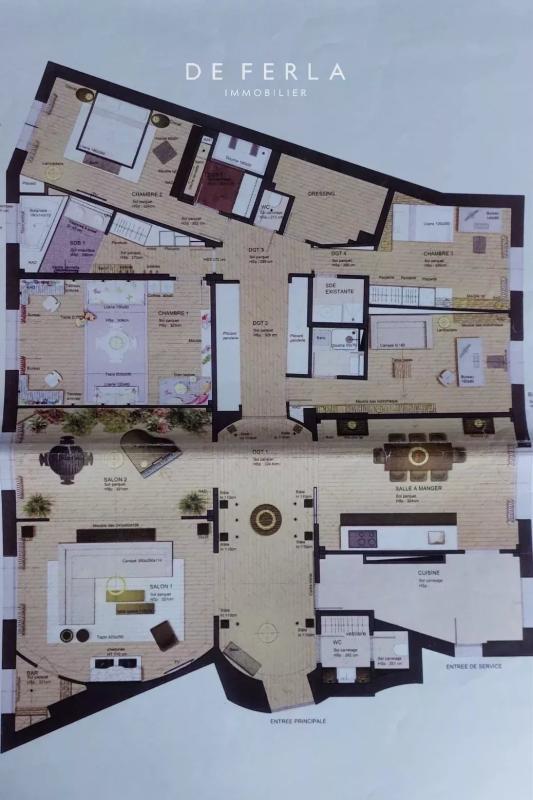 Appartement - 252 m² - 6 pièces