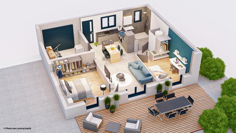 Maison - 52 m² - 4 pièces