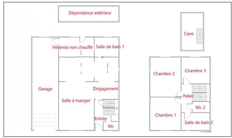 Maison - 112 m² - 5 pièces