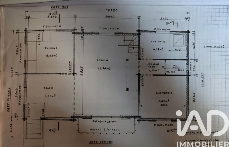 Châlet - 80 m² - 3 pièces