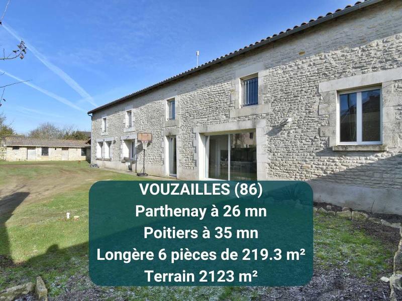 Longère - 219 m² - 6 pièces