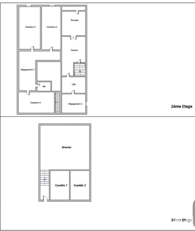 Maison de village - 154 m² - 6 pièces