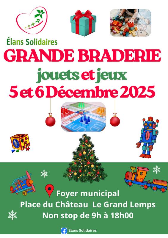 Braderie de jouets &quot;un noël pour tous&quot;