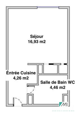 Appartement - 26 m² - 1 pièce