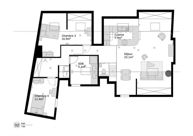 Appartement - 105 m²