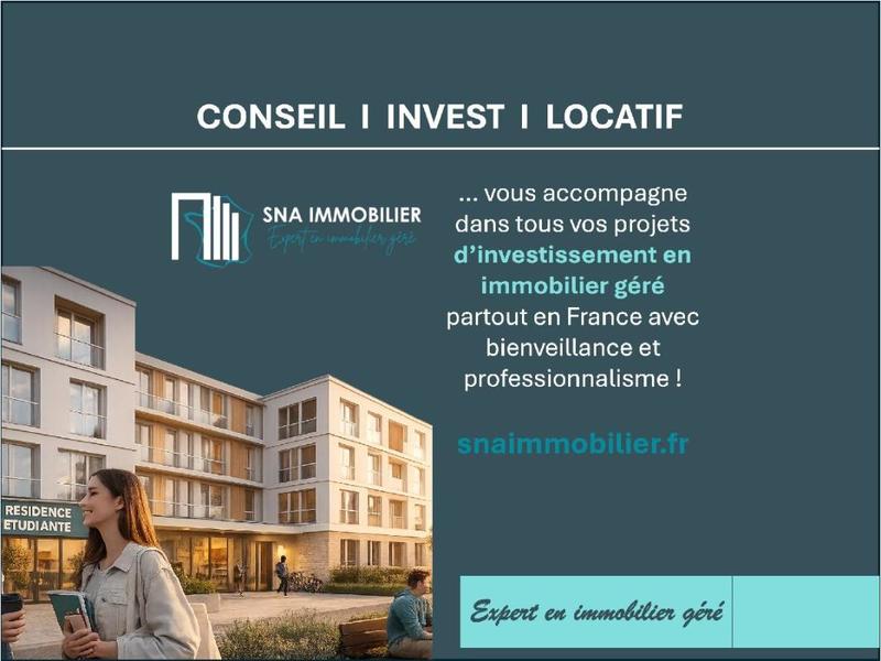 Studio - 19 m² - 1 pièce