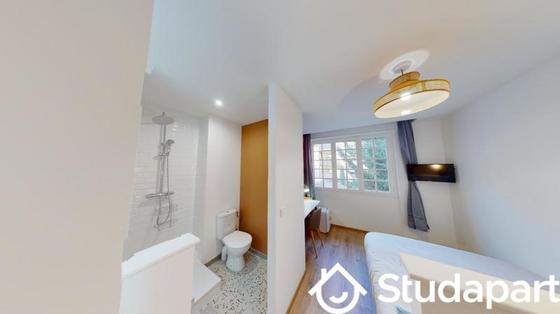 Chambre - 9 m² - 1 pièce