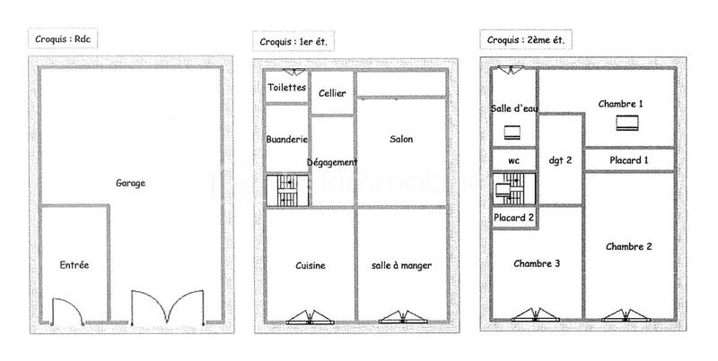 Maison de ville - 121 m² - 4 pièces