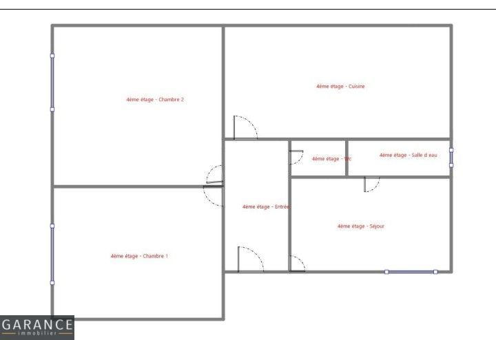 Appartement - 52 m² - 3 pièces