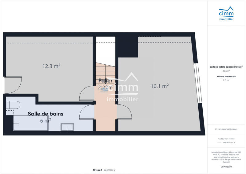 Appartement - 82 m² - 3 pièces