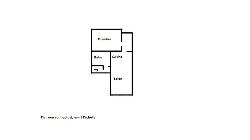 Appartement - 31 m² - 2 pièces