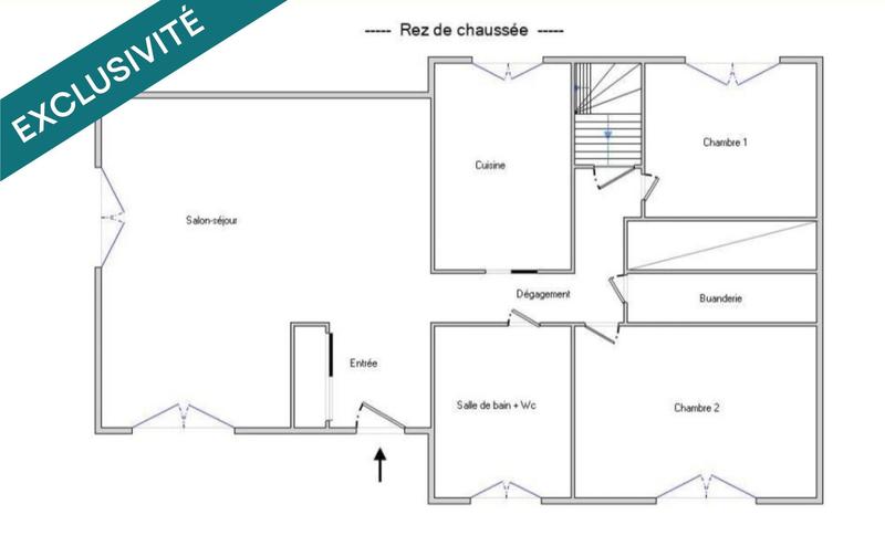 Appartement - 74 m² - 3 pièces