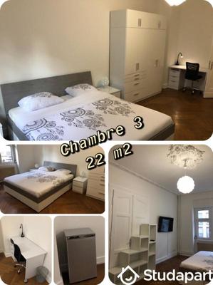 Chambre - 16 m² - 1 pièce