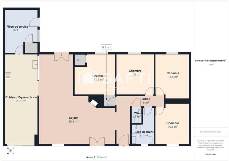 Maison - 135 m² - 5 pièces