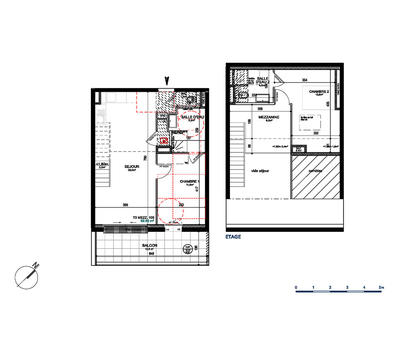 Appartement - 70 m² - 4 pièces
