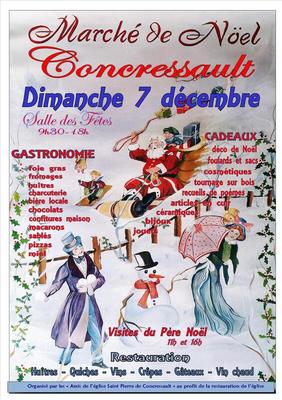 Marché de noël villageois