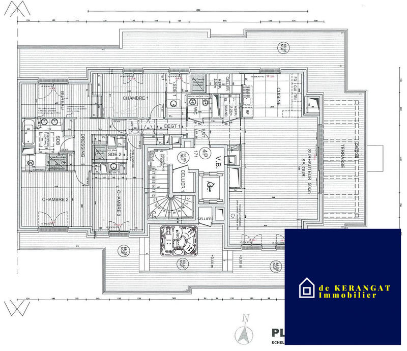 Appartement - 136 m² - 6 pièces
