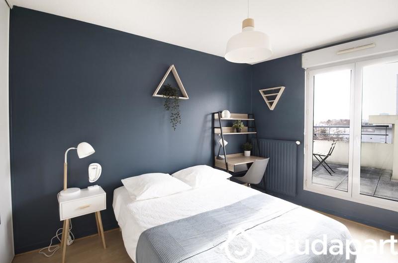 Chambre - 11 m² - 1 pièce