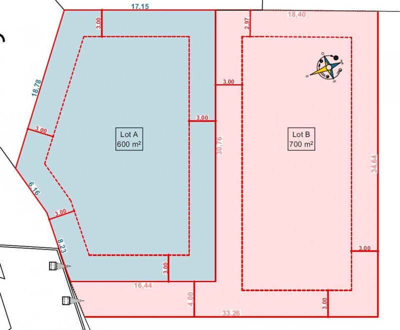 Terrain constructible - 600 m²