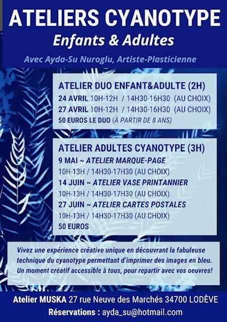 Ateliers Cyanotype Duo Enfants &amp; Adultes