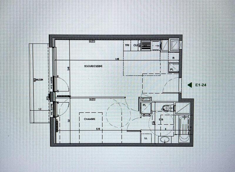 Appartement - 47 m² - 2 pièces