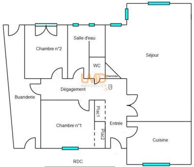 Demeure - 99 m² - 3 pièces