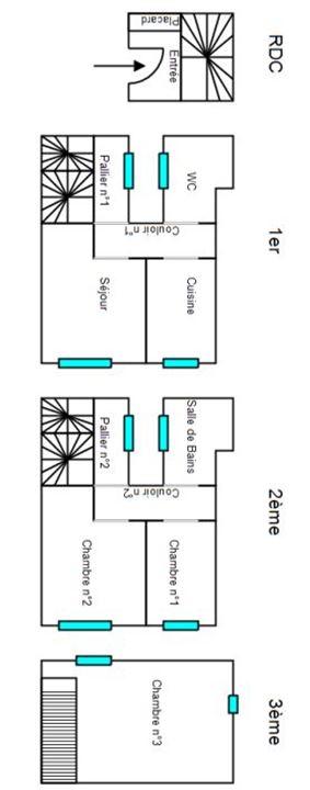 Appartement - 74 m² - 4 pièces