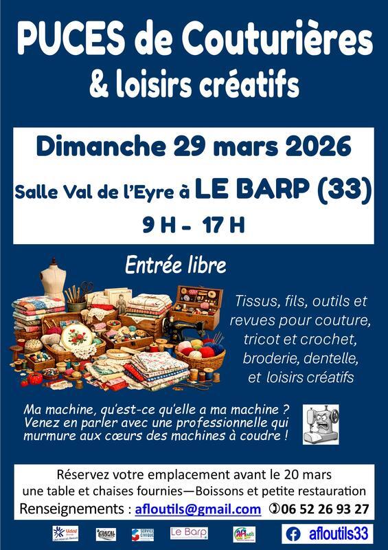 Puces de couturières et loisirs créatifs