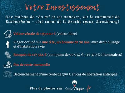 Viager - Corps de ferme - 79 m² - 4 pièces